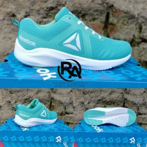 Sepatu Senam Wanita Sneakers Cewe / Sepatu Rebook.Vemora Green Tosca / Sepatu Sneakers Cewek Olahraga Perempuan Remaja Dewasa Senam Running Aerobik Gowes / COD Rafka Aulia Collection