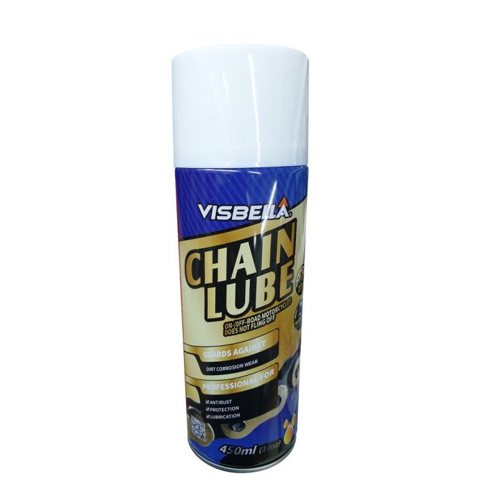 Visbella Chain Lube 450ml น้ำมันหล่อลื่นโซ่ น้ำมันหยอดโซ่ น้ำมันโซ่
