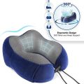 Bantal Leher U Shape Foldable Travel Neck Pillow Bantal Leher U Foam Bantal Leher Dewasa. 