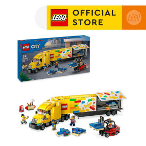 LEGO City 60440 Yellow Delivery Truck (1061 Pieces) Mainan Building Block Toys