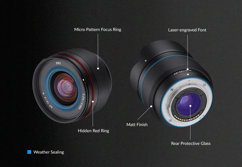 12mm Lens Samyang Autofocus Fuji 12mm AF Compact Ultra Wide Angle