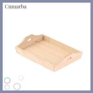 [Cumarba] บ้านตุ๊กตา1:12ถาดไม้จำลองสำหรับตกแต่งบ้านตุ๊กตา
