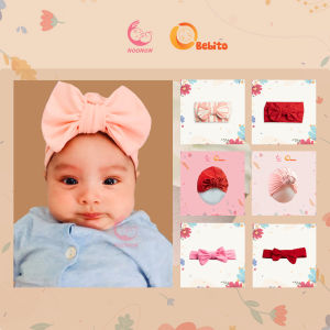 Nơ Băng Đô Bản To Cho Bé Gái - Turban Cho Bé Hàng Cao Cấp - Vải 100% Cotton Co Giãn Tốt
