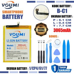 VOUMI B-C1 Baterai Battery Double IC Power BC1 High Capacity Compatible Hp Vivo Y53 - 1606 / Y53i