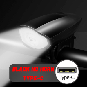 【ShopWithJoy】Rechargeable USB Bikes Cycling LED Light Bicycle Headlight with Horn Waterproof Flashlight Lampu Basikal