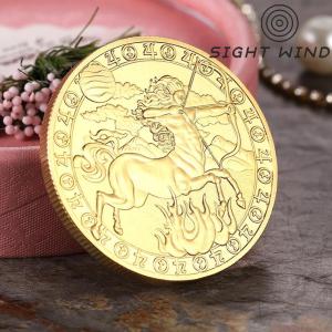 【New Arrival】 Decor Artifacts Constellation Coin with Silver Finish for Collectibles and Unique Home Decoration