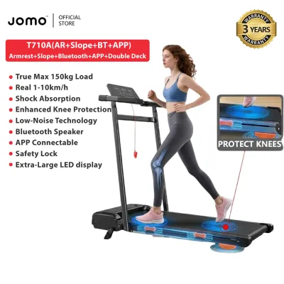 ✅SG Ready Stocks✅JOMO 2026 NEW Foldable Treadmill 150kg Load Quiet Running Home Gym Fitness Incline 跑步机
