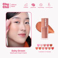 [NEW APPLICATOR] Chu Chu Beauty Heart Paint in Baby Brown. 