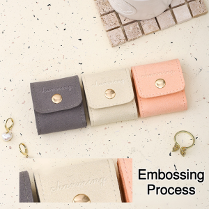 Cloth Jewelry Storage Light Luxury Portable Storage Box Jewelry Earring Ring Travel Storage Case