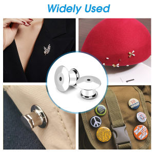 MillionGrid 10pcs khóa pin trở lại Khóa Pin KEEPER Clasp kim loại Pin ủng hộ cho Trâm ve áo Pin khóa phụ kiện