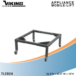 VIKING Appliance Mobile Base All-Metal Frame 2inch Polyurethane Wheel with Rubber Pads 150Kg capacity for (Refrigerators Washing Machines and more) TL2024