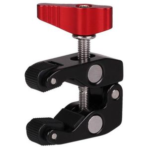 MINIFELE 262 Aluminum Material Crab Clamp 1/4" Hole 3/8" Hole Fast Clamp Versatile Super Strong Grip Camera Clamp Camera Mounting