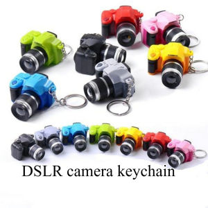 Mini Creative Camera Key Chain Ring Keyring Metal Keychain Gift Tool (no Camera Function)