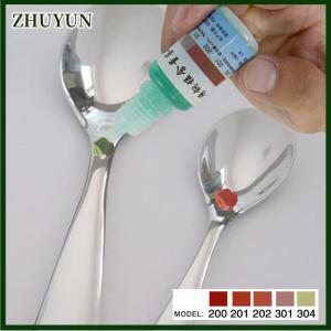 ZHUYUN 12Ml 201 304 Thép Không Gỉ Phát Hiện Chất Lỏng Nhận Dạng Nội Dung Nhanh Chóng Phân Tích Kiểm Tra Thuốc Nhanh Chóng Thuốc Thử Phân Tích