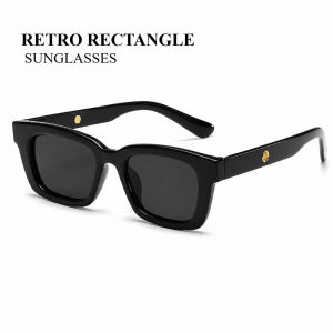 Fashion Retro Aesthetic UV400 Sunglasses | Trendy Small Square Shades for Women & Men | Large Frame Eyewear