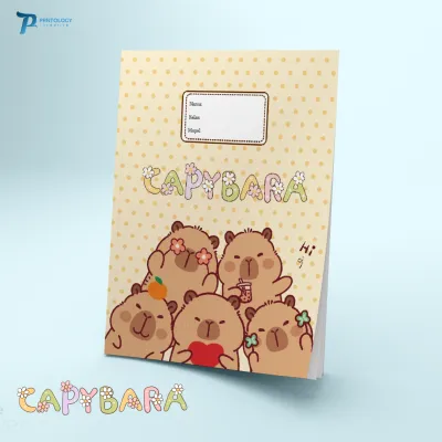 10 Lembar Sampul Buku Aesthetic Capybara Capibara Disney Capybara Sampul Buku Custom Cartoon Nama Sampul Buku Capibara Sampul Buku Plaid Coklat Koket Kotak Kotak Sampul Buku Pink Soft Sampul Buku Aesthetic Estetik Cover Buku Sampul Buku Aesthetic Korean C