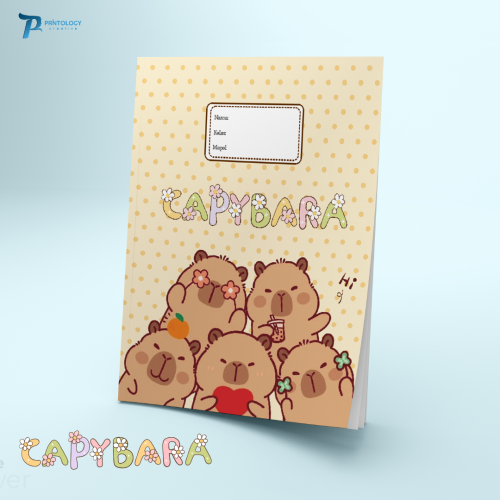 Cara Memadukan Sampul Buku Aesthetic Korean Style, Bookmark, dan Ruler Template