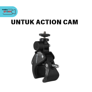 COD Mount Gagang Sepeda & Motor Untuk HP / Handphone / Gopro - Bike Handle Bar Mounting  Clamp