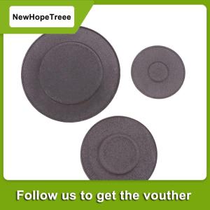 NewHopeTreee เตาแก๊ส Sabaf ฝาครอบเตาเหล็กเว้า2.16in 3.93in 2.95in 1ชิ้นอุปกรณ์เสริมสำหรับเตาแก๊สซาบาฟ