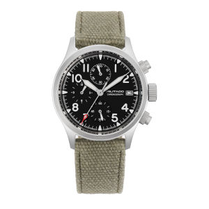 Militado ML1868KF V2 VK67 Quartz Chronograph Watch Stainless Steel Case 3 Dial Waterproof 100M  Multifunction Military Watch