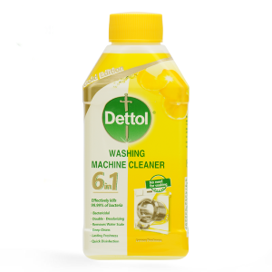 Dettol Washing Machine Cleaner 6in1 250ml Lemon Scent Kill 99.9% Bacteria Fresh Laundry