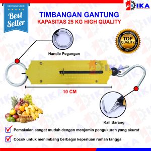 Timbangan Tarik / Timbangan Gantung Kapasitas 50 kg Timbangan Pegas Gantung Tarik Per 50kg