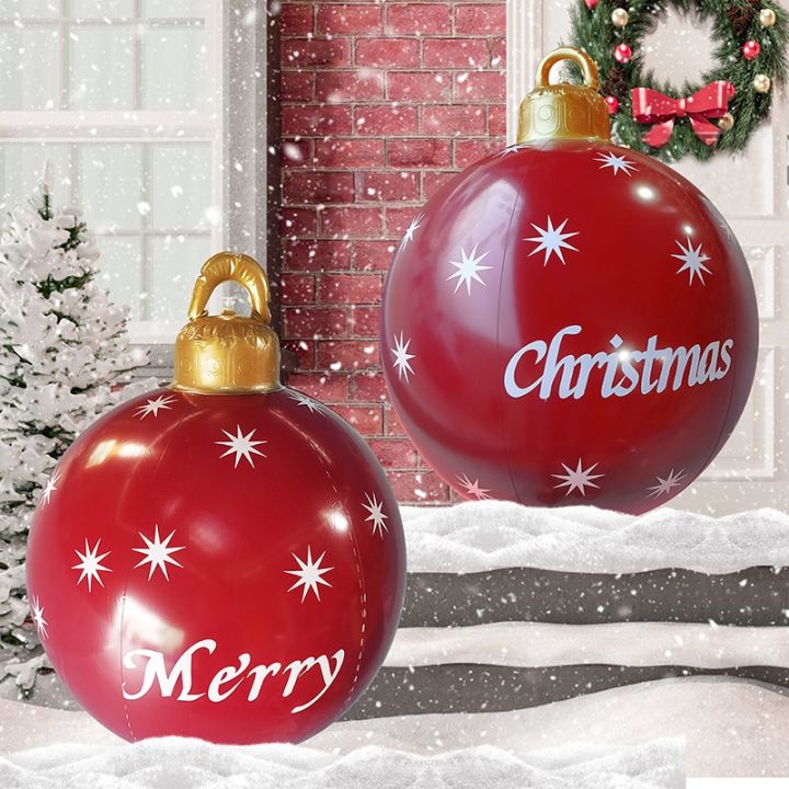 HF Outdoor Christmas Inflatable Decoration Ball 60cm Giant Christmas ...