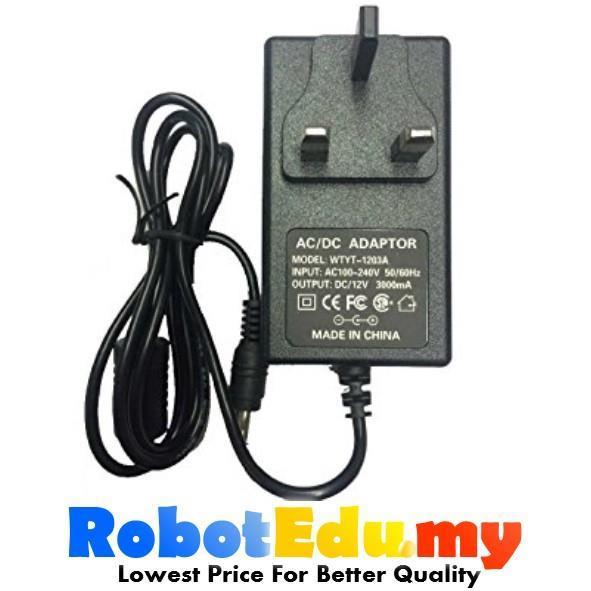 Arduino / CCTV / LED 12V 3A AC to DC Power Supply Adapter (1m) | Lazada
