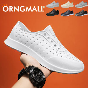 ORNGMALL Women Sport Sandals Jelly Shoes Summer Baotou Slippers Beach Hollow Mules Clogs Candy Color Sandals Waterproof Beach Sandals (7 Color  Size 36-45)