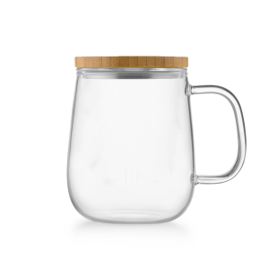 Cốc trà thủy tinh chịu nhiệt có lọc trà bằng thủy tinh S024A 500ml - Ly lọc trà thủy tinh chịu được nóng lạnh Samahome Shop