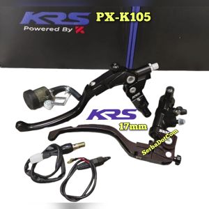 MASTER REM KRS By KYTA KYTACO RADIAL KOPLING MANUAL 17mm 17 mm ORIGINAL PX K10 K105 NMAX XMAX PCX ADV NINJA R25 R15 CBR 150 250 500 1000 CB TIGER VIXION ZX25R ZX25 R DUCATI CBR150 CBR250 CBR500 CBR1000 HIDROLIS not up 105 110 e3 kotak s1 s2 fl izumi e2