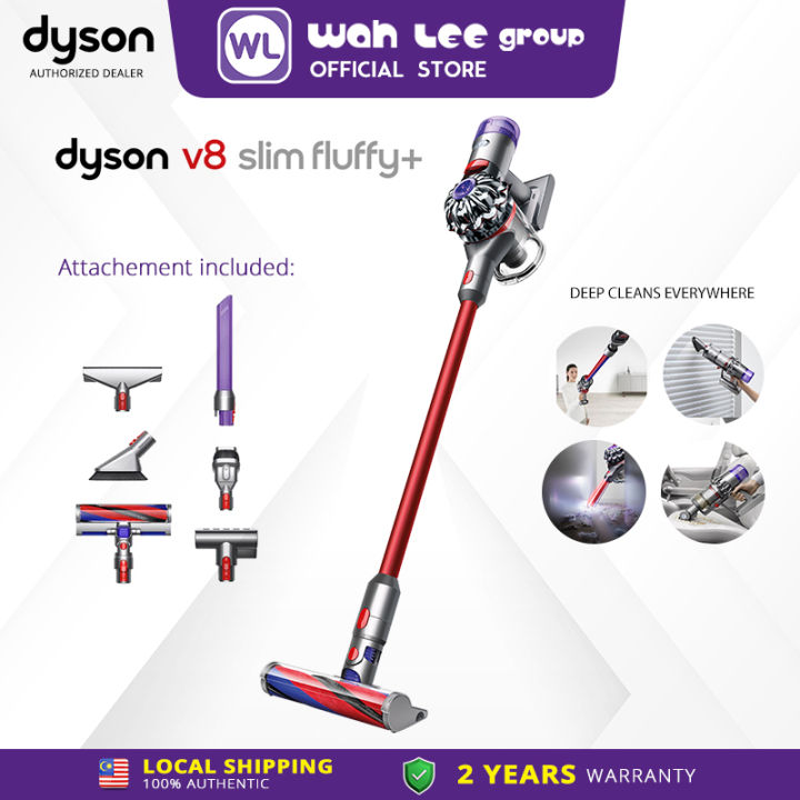 Dyson V8 Slim ™ Fluffy+ Cordless Vacuum cleaner WAH LEE STORE | Lazada