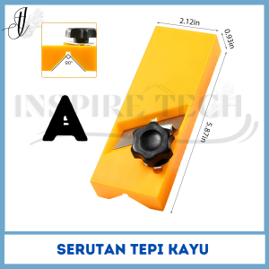 SERUTAN TEPIAN KAYU 1 LUBANG& 2LUBANG EDGING EDGE TRIMMER CUTTER HPL PVC VYNIL GYPSUM