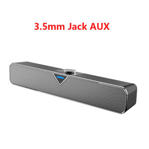 Lecoo L102 TV Sound Bar 3.5mm Aux Desktop Stereo Speaker Wired Home Surround For PC Theater TV Music Loudspeaker