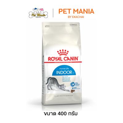 Royal Canin Feline Indoor 27 อาหารแมว สำหรับแมวเลี้ยงในบ้าน 400 กรัม.