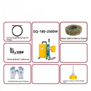 Electric Sewer Declogger | Toilet/Drain Cleaning Machine with Snake Cable & Leakage Protection | Pipe Dredging Tool