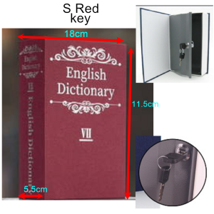 TRENY Secret Book Designer Piece Hidden Safebox Security Safe Box Secret Safe Dictionary Book Money Cash Box Jewellery Locker Safety Box Kotak Buku Petunjuk Rahsia Peti Wang Kunci Buku Pereka Rahsia Peti Buku Tersembunyi Peti Keselamatan Tersembunyi