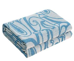 ใหม่โพลีเอสเตอร์ 130*190 ซม. ลายสก๊อตถักผ้าห่มโซฟาโยนเตียง Office Nap เครื่องบินผ้าห่มบ้าน