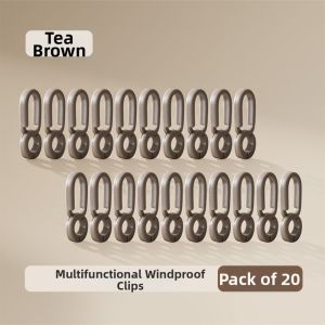BESTITIT 20pcs PP Kẹp phơi quần áo Đa chức năng Chống gió. Kẹp treo Không để lại dấu vết Móc treo quần áo có kẹp Giặt ủi tại nhà