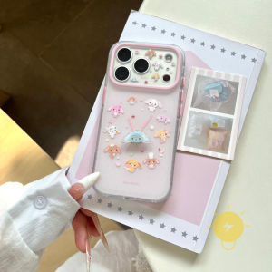 For iPhone 16 Pro Max Case Accessories TPU Rotate Phone Case For iPhone 15 Cover 手机壳 Aesthetic Korean Cute