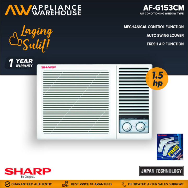 Sharp AF-G1513CM 1.5 Window Type Non-Inverter Aircon[Appliance ...