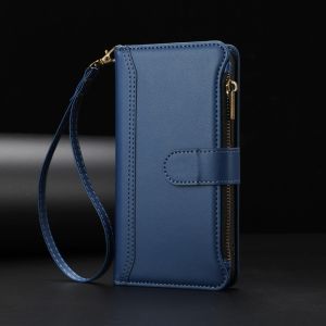 Zipper Doka Multi-Card Slots Case For Infinix Smart 6 Plus Indian Version Leather Wallet Flip Cover
