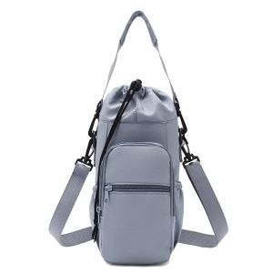 SWEET ELVES Insulated Water Bottle Bag Protective Sleeve Adjustable Strap Vacuum Cup Carrier Cover Portable Crossbody Thermos Bottle Holder for Outdoor