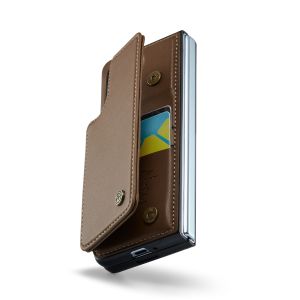 Casing hp Samsung z flip 5 Caseme C22 Slot kartu Cover Leather Wallet Case