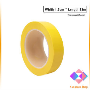 KANGBAN เทปกาวตีเส้น PVC เทปไวนิล มีให้เลือกหลายสี 33m (1 ม้วน) ลอกออกไม่ทิ้งคราบ Landmark tape