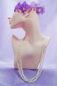 [ Woosilver ] Vòng Cổ Trai Gạo 7 Sợi Tinh Xảo – Secondhand – NTG51