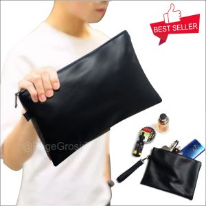 Clutch Tas Pria Dompet Pouch Cowok Tas Handbag Tas Tangan Tenteng Polos MUrah - Pege 8862