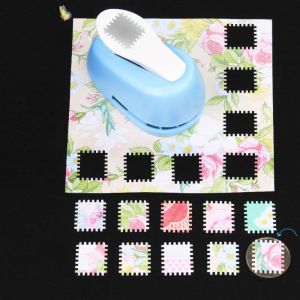 PICKIT Embosser Stamp Border Punch Handmade DIY Crafts Stamp Shape Punch  Labor-saving Stamp Toothed Puncher