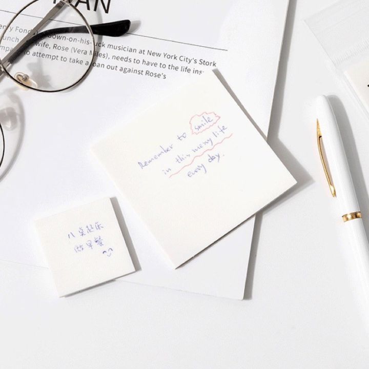 SUYAN Watermarked transparent sticky notes in a pack of 50 sheets ...