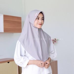 Hijab Bergo Hamidah Size M Label Besi Premium Farida Jilbab Instan Jersey